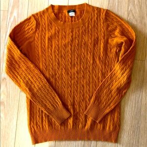 J. Crew crewneck cable knit sweater. Size S